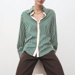 Chemise rayures combinées