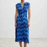 Robe imprimée avec ceinture