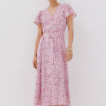 robe midi imprimée