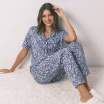 Pyjama classique 100 % coton imprimé floral