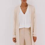 veste longue en lurex