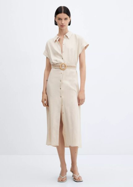 Robe chemisier ceinture