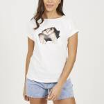 T-shirt à manches courtes avec un chat