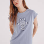 T-shirt à motif ethnique