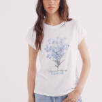 T-shirt à motif floral