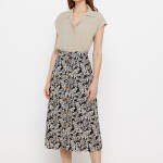 jupe cape midi
