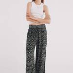 Pantalon palazzo imprimé