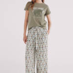 pantalon fluide imprimé
