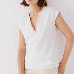 T-shirt en coton brodé multicolore