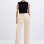 Pantalon à pinces ceinture