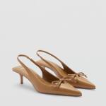 Chaussures kitten heel détail nœud